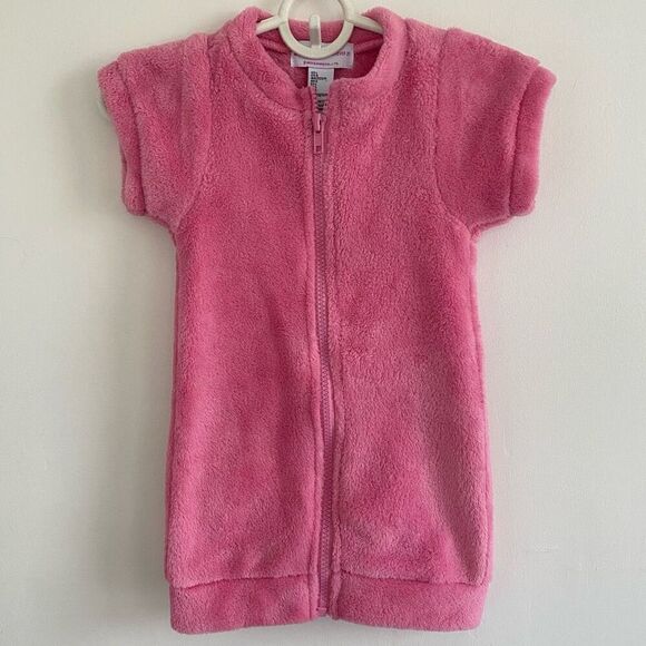 Pink Kid’s Hello Kitty Kuromi Fuzzy Terry Cloth Swim Cover Up - Picture 2 of 4